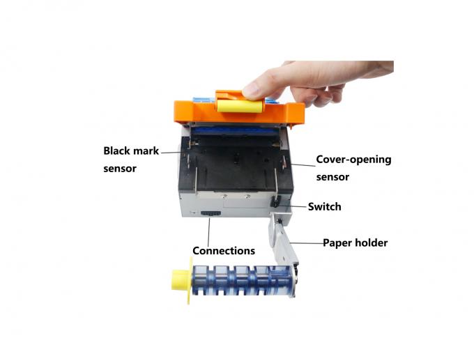 Impresoras de la etiqueta de código de barras del grueso 80m m por completo/parcial con el bisel de papel elegante/LED
